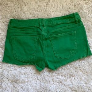 Green Express Denim Shorts